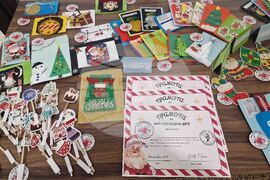 Разград - деца със специални образователни потребности - коледна изложба-базар