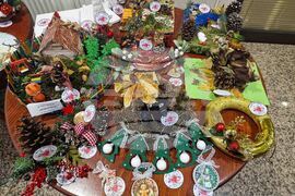 Разград - деца със специални образователни потребности - коледна изложба-базар