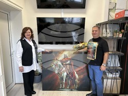 Само за четири дни 10 софийски училища получиха като дарение пълномащабни картини на владетели от Първото българско царство 