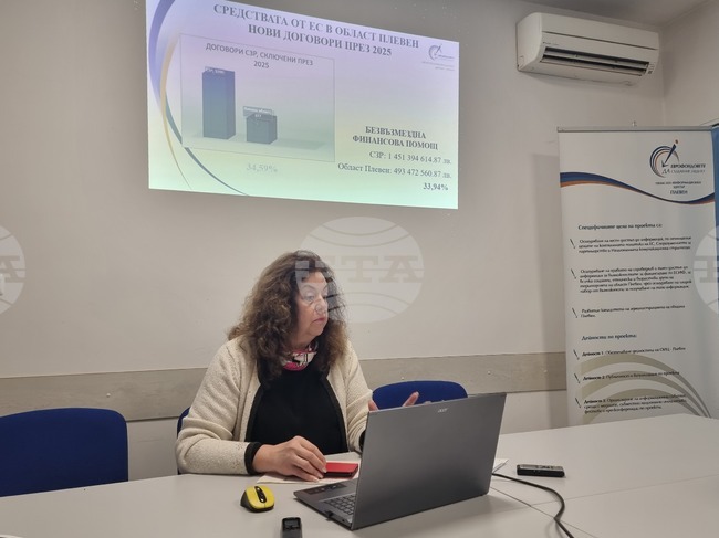 В област Плевен сключените договори по проекти с европейско финансиране са 377 през 2025 година