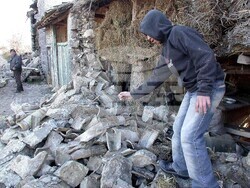 Земетресение с  магнитуд около 4,4 по скалата на Рихтер разтърси  тази нощ района на Провадийска община. Пресфото-БТА снимка: Красимир Кръстев 