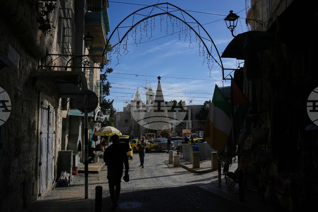 Palestinians Bethlehem Christmas