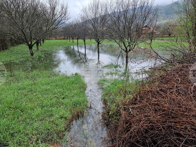 С малко над три пъти са превишени месечните норми за валежи в област Монтана през тази есен