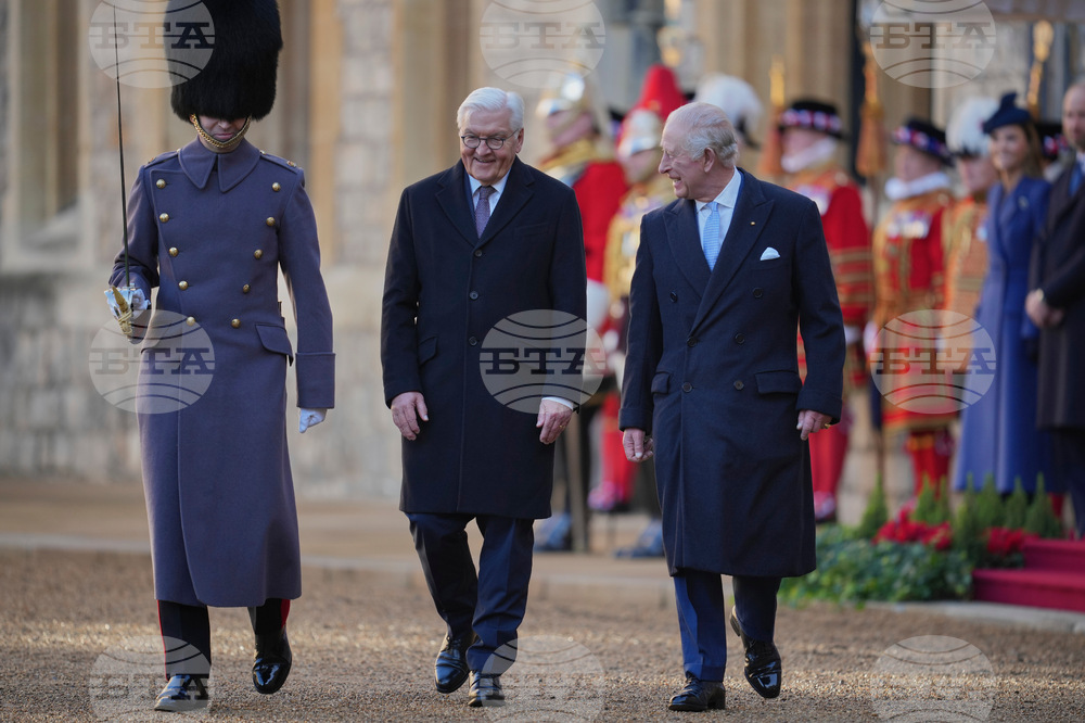 Крал Чарлз посрещна германския президент Щайнмайер на тридневно държавно посещение във Великобритания