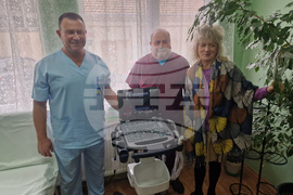 Велико Търново - "Зонта клуб" - Комплексeн онкологичен център - мобилен ехограф - дарение