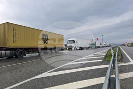 Петрич - граничен преход „Кулата“- блокада на българо-гръцката граница - протест на гръцки фермери