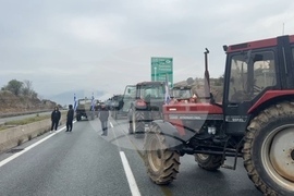 Петрич - граничен преход „Кулата“- блокада на българо-гръцката граница - протест на гръцки фермери
