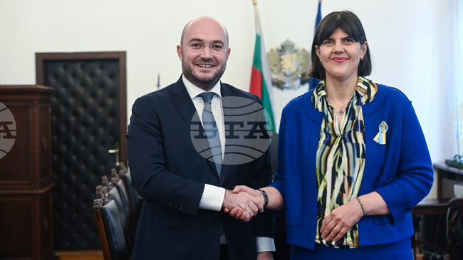 Главният европейски прокурор Лаура Кьовеши е на посещение у нас, съобщиха от Министерството на правосъдието