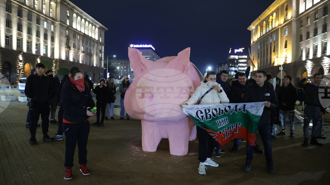 Мирно приключи протестът пред Министерския съвет срещу правителството