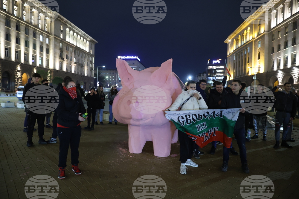 Мирно приключи протестът пред Министерския съвет срещу правителството