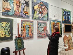 Откриване на изложбата „Безсмъртни послания“ на Ставри Калинов