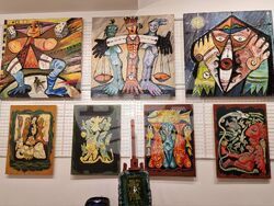 Откриване на изложбата „Безсмъртни послания“ на Ставри Калинов