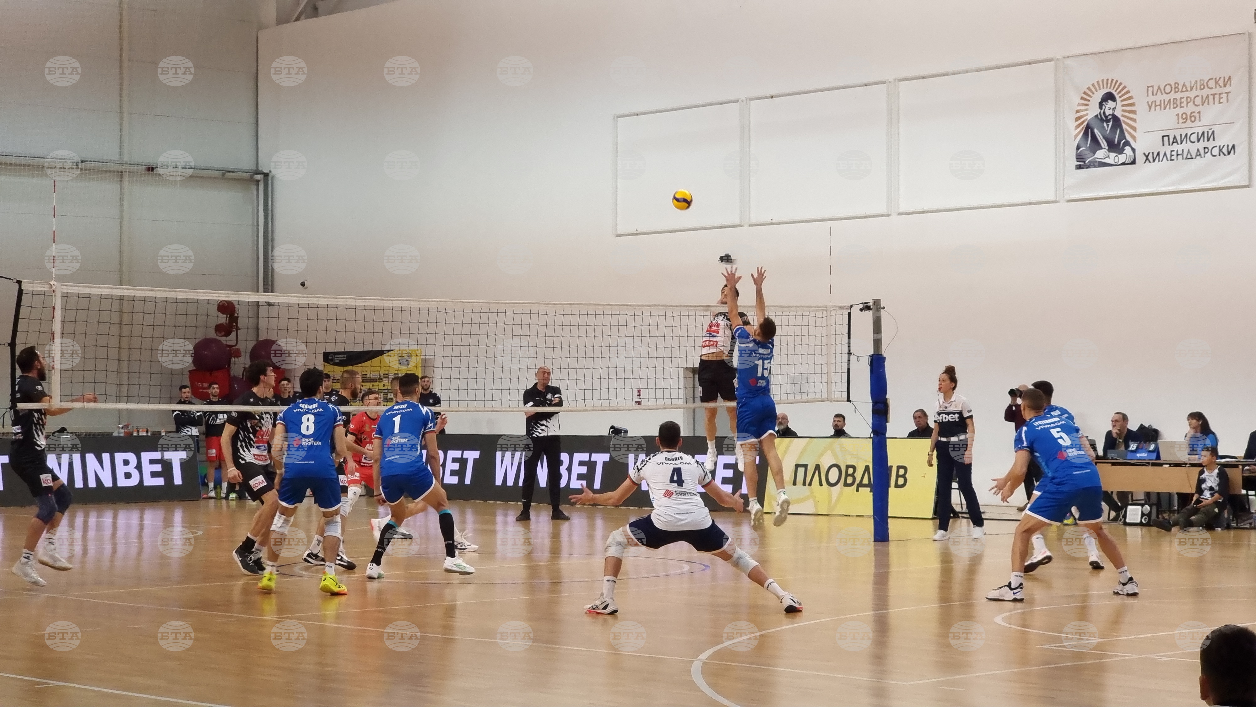 Lokomotiv Avia premagal prvaka Levskega v moškem odbojkarskem prvenstvu