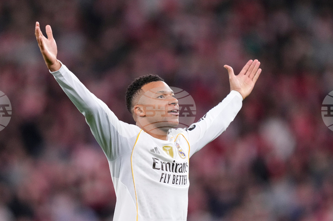 Нападателят на Реал Мадрид Килиан Мбапе се изкачи на пето място по брой голове, отбелязани за една календарна година през 21-и век