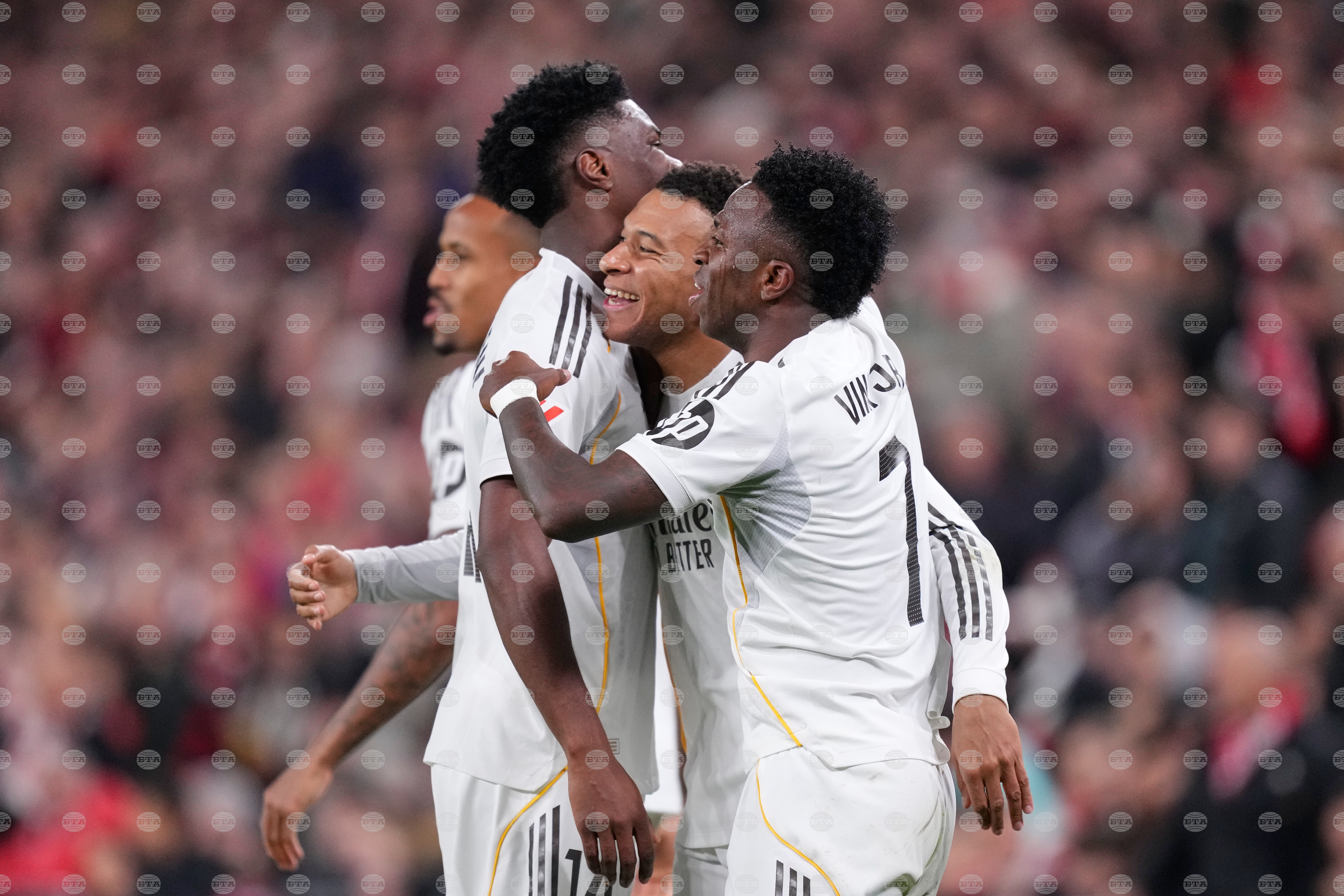 Килиан Мбапе отбеляза два гола за победата на Реал Мадрид над Атлетик Билбао