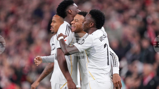 Килиан Мбапе отбеляза два гола за победата на Реал Мадрид над Атлетик Билбао
