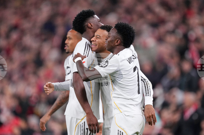 Килиан Мбапе отбеляза два гола за победата на Реал Мадрид над Атлетик Билбао