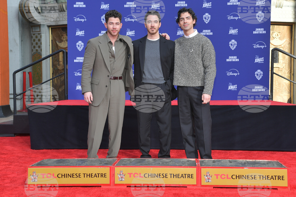Jonas Brothers Hand and Footprint Ceremony