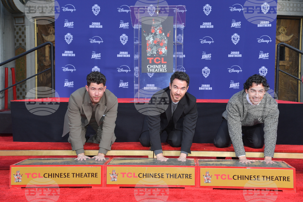 Jonas Brothers Hand and Footprint Ceremony