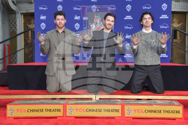 Jonas Brothers Hand and Footprint Ceremony