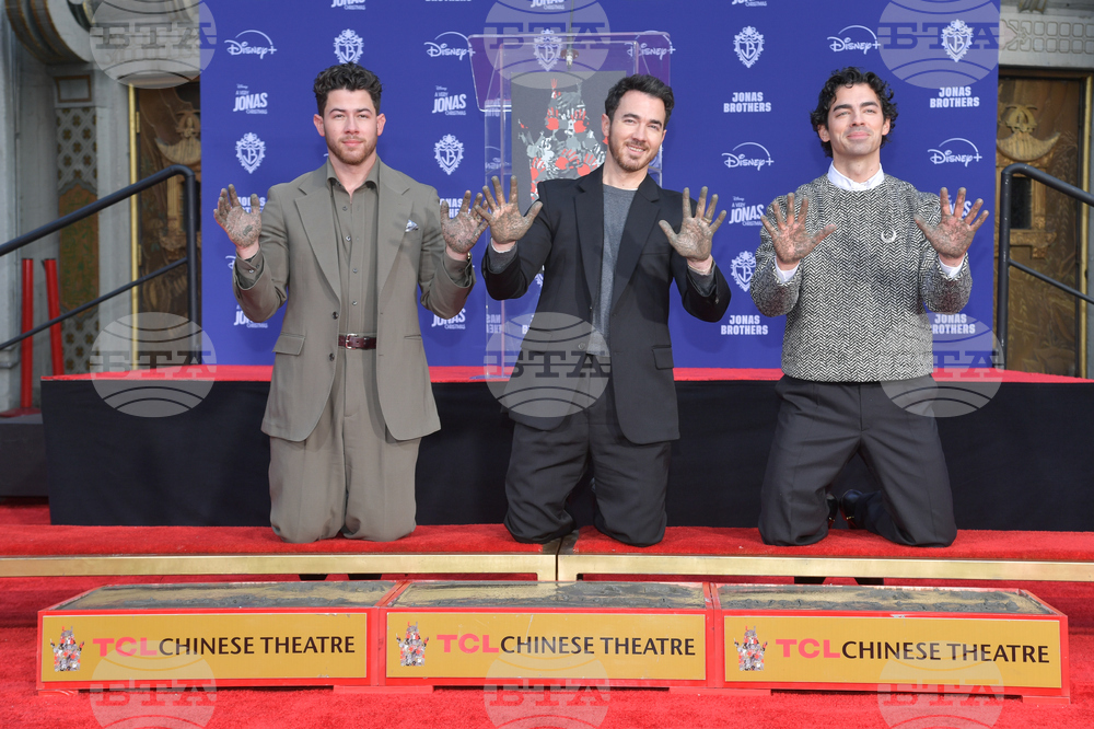 Jonas Brothers Hand and Footprint Ceremony