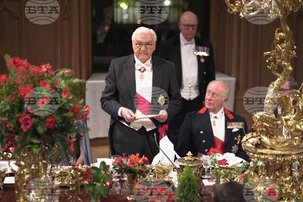 Германският президент и съпругата му благодариха на британското кралско семейство за прекрасното посрещнане и невероятния банкет 