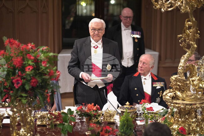 Германският президент и съпругата му благодариха на британското кралско семейство за прекрасното посрещнане и невероятния банкет 