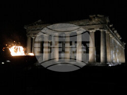 Greece Olympics Milan Cortina Flame