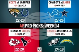 AP PRO PICKS WEEK 14