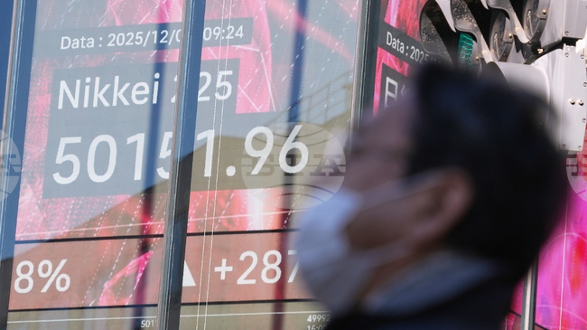 Борсовите индекси в Токио последваха петъчния ръст на Уолстрийт