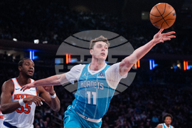 Hornets Knicks Basketball