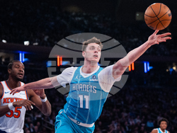 Hornets Knicks Basketball