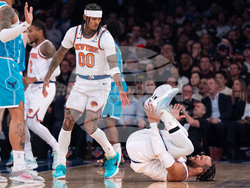 Hornets Knicks Basketball