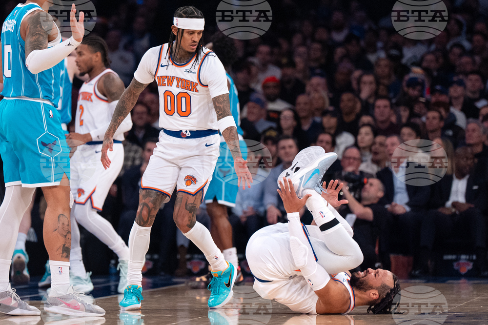 Hornets Knicks Basketball