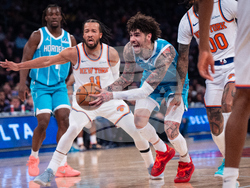 Hornets Knicks Basketball
