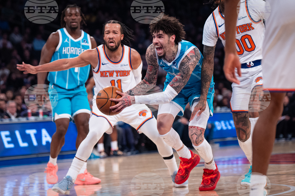 Hornets Knicks Basketball