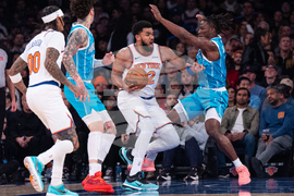 Hornets Knicks Basketball