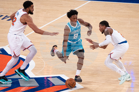 Hornets Knicks Basketball