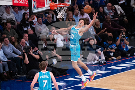 Hornets Knicks Basketball