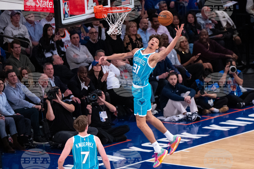 Hornets Knicks Basketball