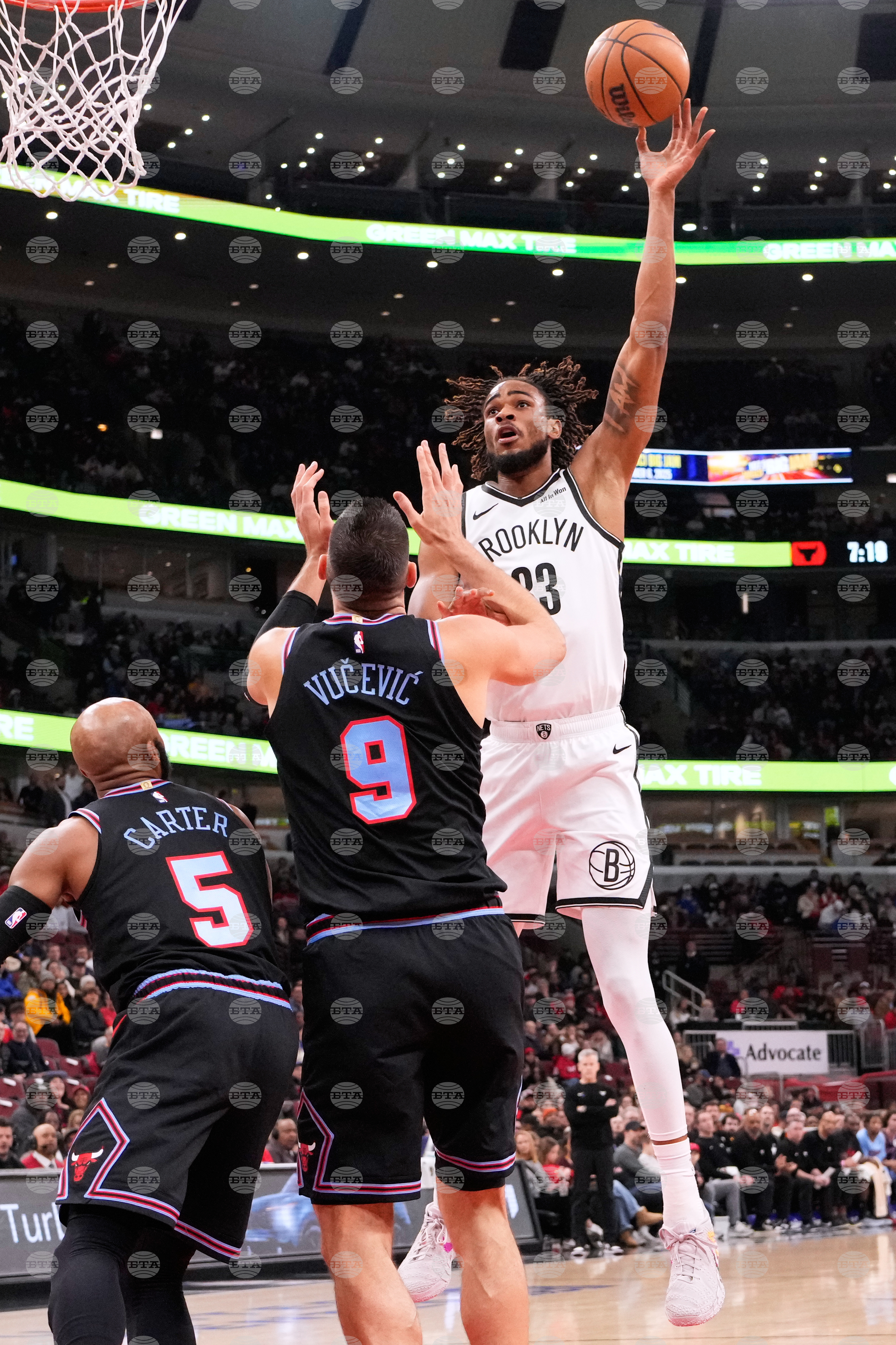 Nets Bulls Basketball