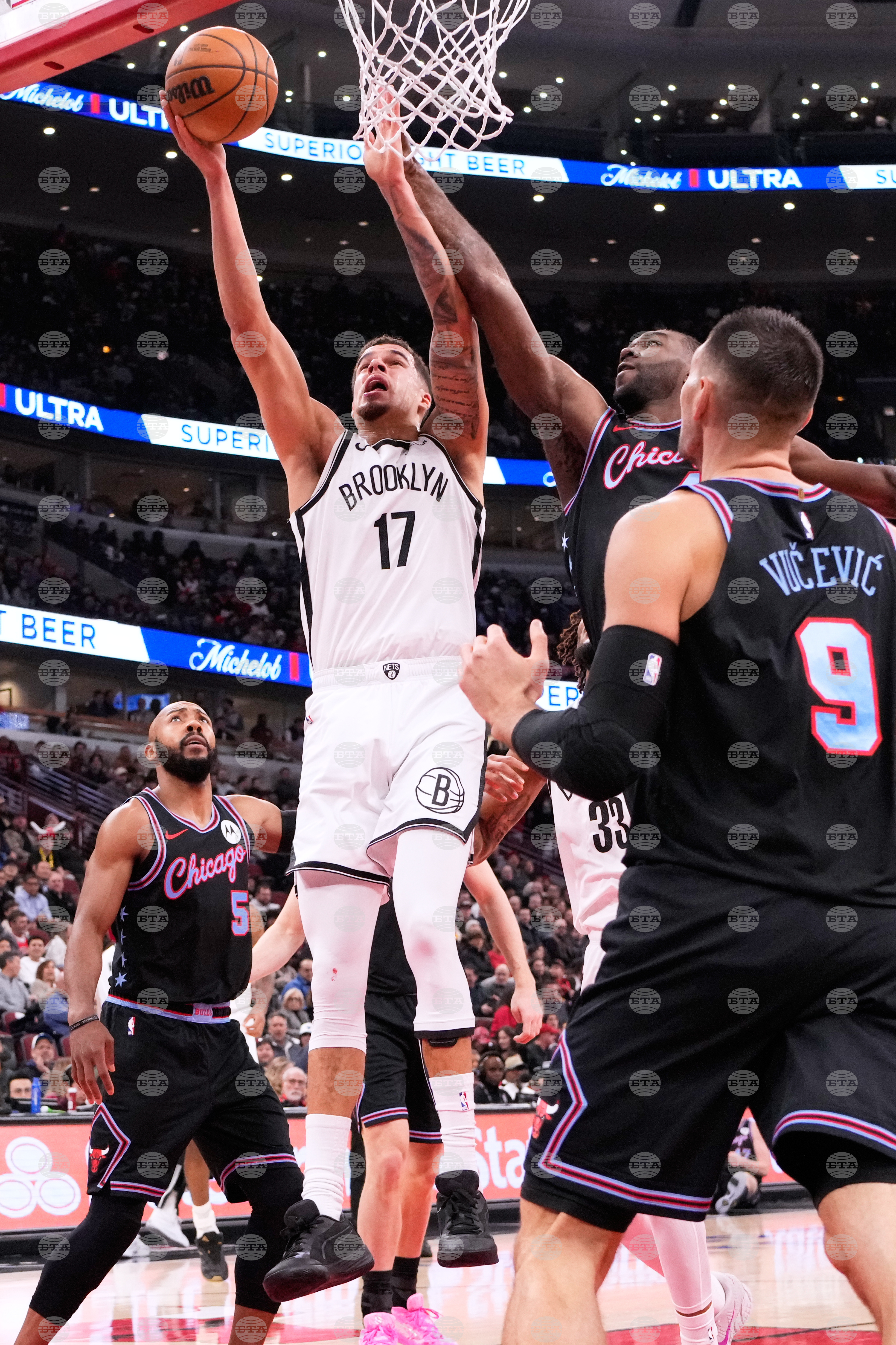 Nets Bulls Basketball