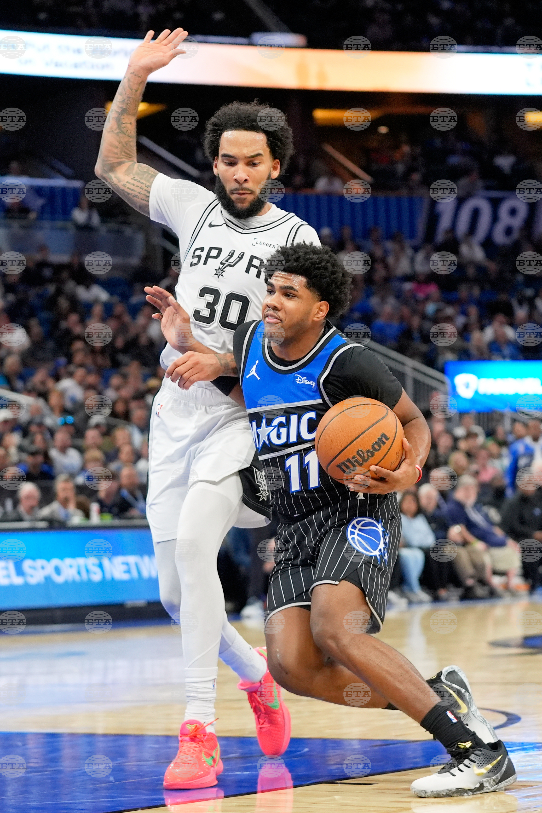 Spurs Magic Basketball