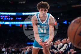 Hornets Knicks Basketball