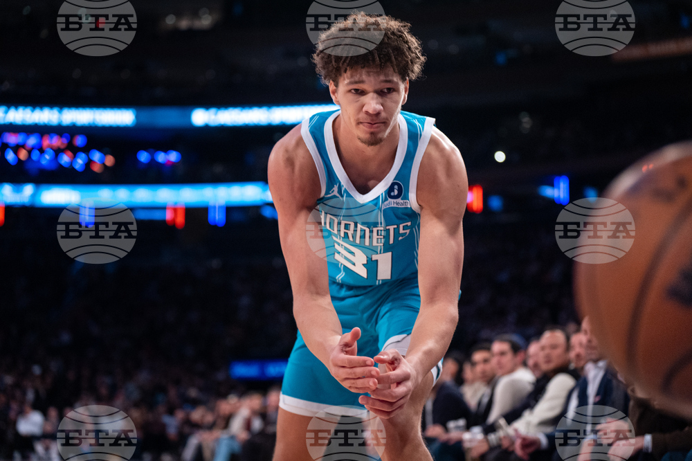 Hornets Knicks Basketball