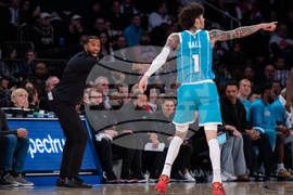 Hornets Knicks Basketball