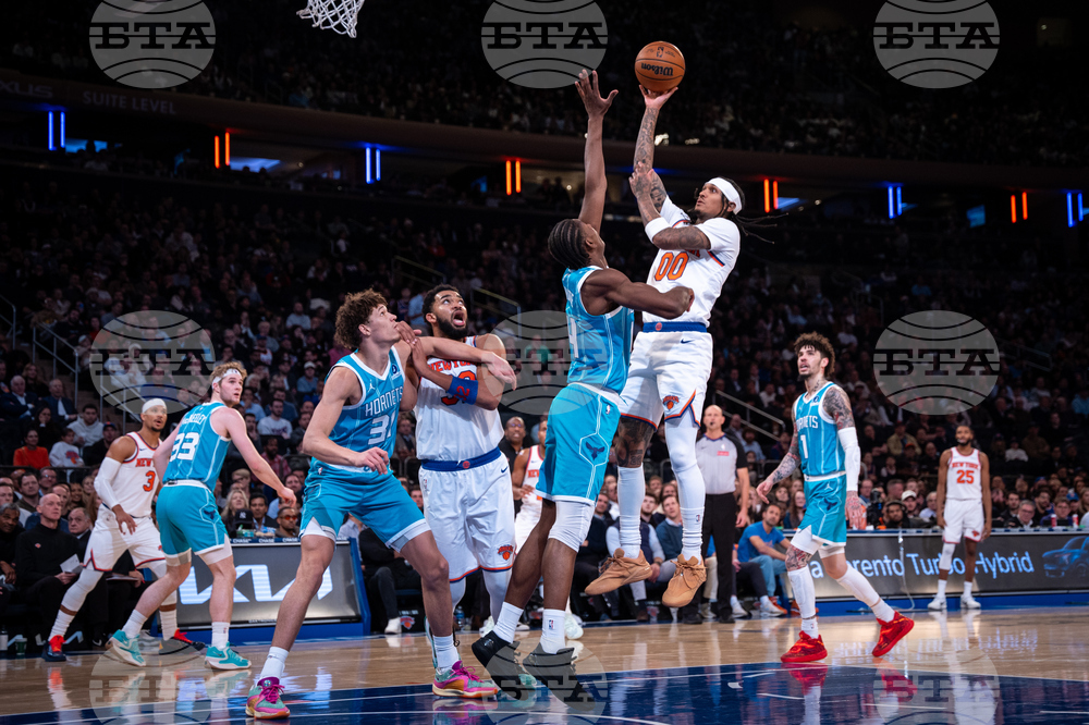 Hornets Knicks Basketball