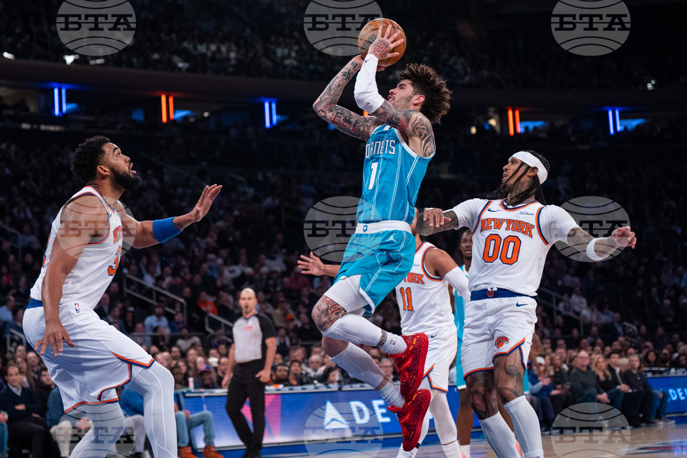 Hornets Knicks Basketball