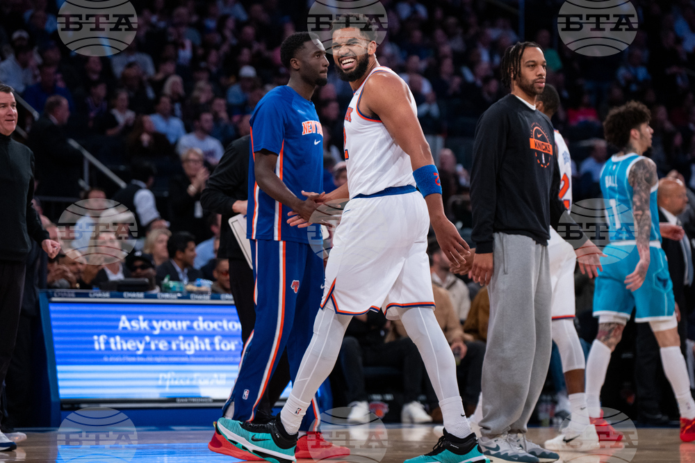 Hornets Knicks Basketball