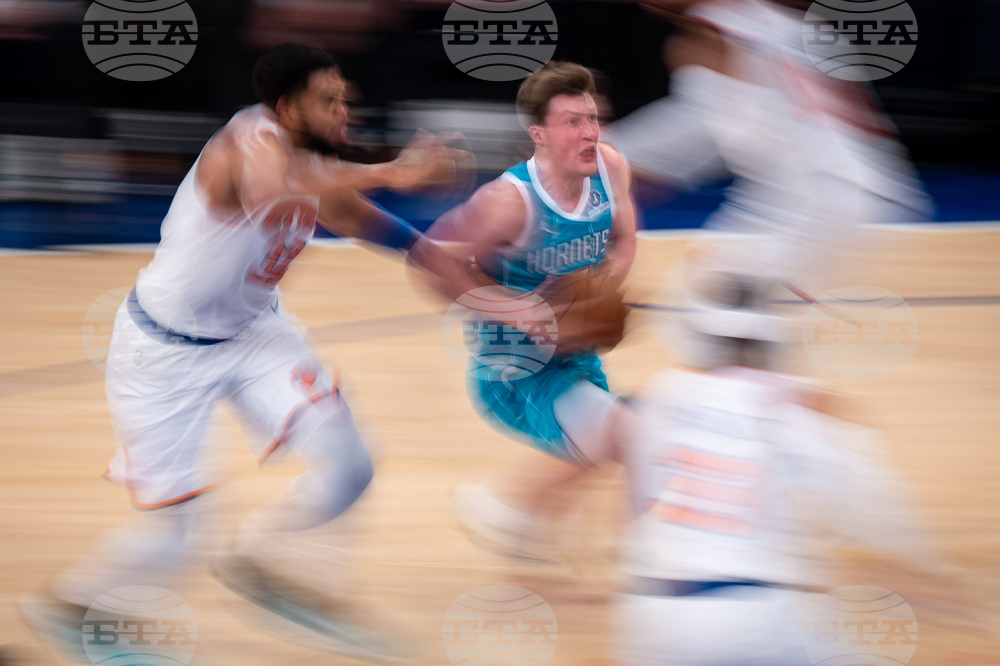 Hornets Knicks Basketball